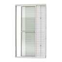 Ver imagem 1 de Porta de Alumínio Balcão 210x150cm 3 Folhas com Vidro Liso Super Brilhante Brimak