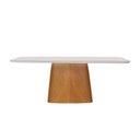 Ver imagem 6 de Conjunto Sala de Jantar 6 Lugares Lotus - Mesa e Cadeiras Orgânicas Madeira Maciça Linho