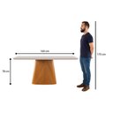 Ver imagem 7 de Conjunto Sala de Jantar 6 Lugares Lotus - Mesa e Cadeiras Orgânicas Madeira Maciça Linho