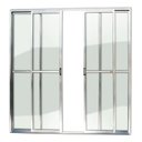Ver imagem 1 de Porta de Alumínio Balcão 210x200cm 4 Folhas com Vidro Liso Anodizado Brilhante Super Brimak