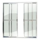 Ver imagem 1 de Porta de Alumínio Balcão 210x240cm 4 Folhas com Vidro Liso Anodizado Brilhante Super Brimak