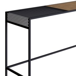 Balcão Aparador York 120cm Estilo Industrial 27902 Artesano - Vermont/preto - 4