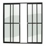 Porta Balcão 4 Folhas Super 25 Vidro Liso 210cm X 240cm Brimak - 1