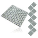 Ver imagem 1 de Pastilha de Vidro Adesiva Kit 10 Uni Parede Cozinha Banheiro Sala Decorativa Facil Aplicacao Moderna