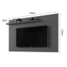 Painel Tvs 65" Detroit Preto e Naturalle Carmolar - 3