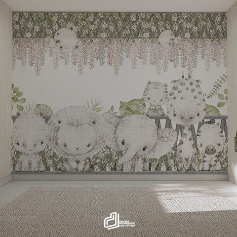 Painel Safari Aquarela-md24