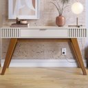 Ver imagem 3 de Aparador para Sala 136 Cm com Gaveta Riv1525 Off White Clb