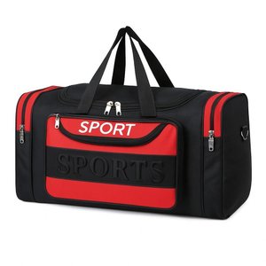 Mala Bolsa Esportiva Mala Academia Treino Preto e Vermelha