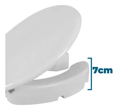 Assento Sanitário Elevado Astra - Altura 7,5 Cm - 1