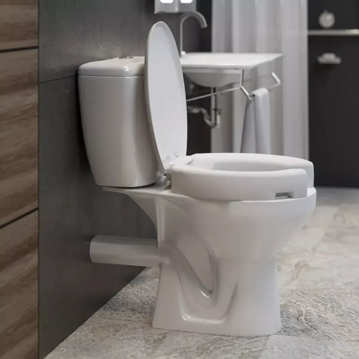 Assento Sanitário Elevado Astra - Altura 7,5 Cm - 2