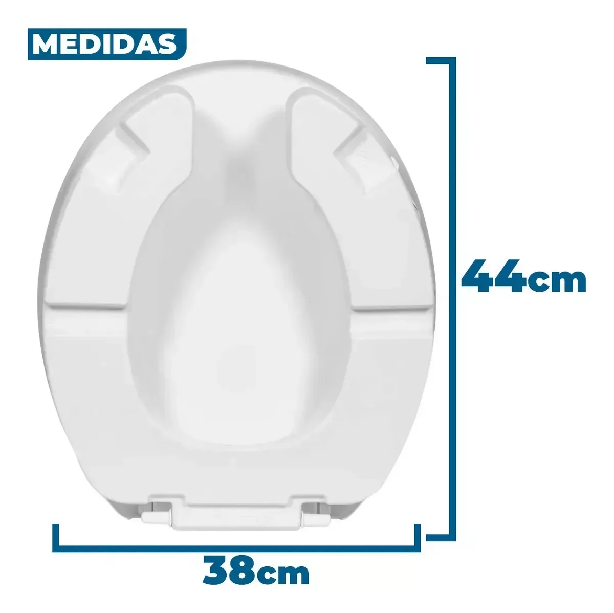 Assento Sanitário Elevado Astra - Altura 7,5 Cm - 3