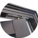 Ver imagem 4 de Porta Camarão Meia Lambril Meia Vidrão Linha 25 Vidro Reflex 210cm X 70cm Brimak Abertura Esquerda