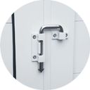 Ver imagem 3 de Porta Camarão Meia Lambril Meia Vidrão Linha 25 Vidro Reflex 210cm X 70cm Brimak Abertura Esquerda