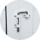 Ver imagem 3 de Porta de Alumínio Camarão 210x70cm com Vidro Boreal Linha 25 Brimak Abertura Esquerda