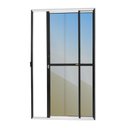 Ver imagem 1 de Porta de Correr 2 Folhas Super Vidro Reflex 210cm X 150cm Brimak