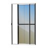 Porta de Correr 2 Folhas Super Vidro Reflex 210cm X 150cm Brimak - 1