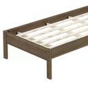 Ver imagem 5 de Cama Solteiro Cm8004 Nogal Branco Tecno Mobili Nogal Branco