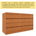 Ver imagem 6 de Cômoda Espanha 8 Gavetas Tcil:Cinamomo