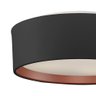 Plafon Newline Circle SN10153 E27 Bivolt PRETO / COBRE - 2