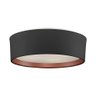 Plafon Newline Circle SN10153 E27 Bivolt PRETO / COBRE - 1