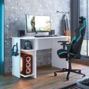 Ver imagem 1 de Mesa para Computador Gamer Escritório Mdp Qmovi: Branco