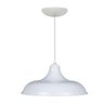 Lustre Luminária Pendente Preto Ou Branco Cor Branco - 2