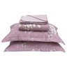 Kit Colcha Queen Bouti Cobre Leito Estampado 3 Peças Cor:Jasmine - 1