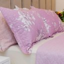 Ver imagem 5 de Kit Colcha Queen Bouti Cobre Leito Estampado 3 Peças Cor:Jasmine