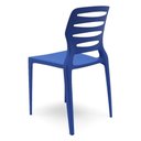 Ver imagem 3 de Kit 06 Cadeiras para Cozinha Área Gourmet Jardim Empilhável Larsen P03 Azul - Lyam Decor