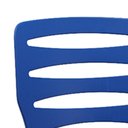 Ver imagem 6 de Kit 06 Cadeiras para Cozinha Área Gourmet Jardim Empilhável Larsen P03 Azul - Lyam Decor