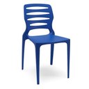 Ver imagem 4 de Kit 06 Cadeiras para Cozinha Área Gourmet Jardim Empilhável Larsen P03 Azul - Lyam Decor