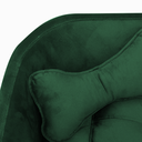 Ver imagem 3 de Poltrona Cama Pet Hanna Estofada Tecido Veludo Divini Decor:verde