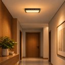 Ver imagem 2 de Painel Plafon LED Sobrepor Quadrado 24W 3000k 1680LM Opus em Alumínio Preto 82109 ST3361