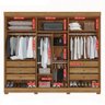 Guarda-roupa Casal Eldorado Premium 6 Portas 6 Gavetas com Pé 100% Mdf Cinamomo/off White - Pnr Móve - 3