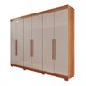 Guarda-roupa Casal Eldorado Premium 6 Portas 6 Gavetas com Pé 100% Mdf Cinamomo/off White - Pnr Móve - 2