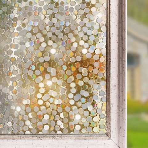 Pelicula Adesivo Eletrostatica 3d Vidro Mini Bolinhas