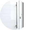 Ver imagem 2 de Porta Lambril com Puxador Super 25 210cm x 80cm Brimak Abertura Esquerda Mix Preto