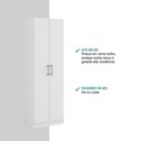 Ver imagem 5 de Armário Cozinha 2 Portas Branco Carraro