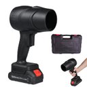 Ver imagem 1 de Soprador Turbo Fan 130.000 Rpm Maleta Bateria Recarregavel Potente Eficiente Limpeza Casa Jardim Fol