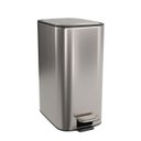 Ver imagem 1 de Lixeira Quadrada com Pedal Suprema 11,5l Inox Deca Deca Metais