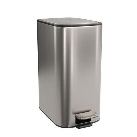Lixeira Quadrada com Pedal Suprema 11,5l Inox Deca Deca Metais