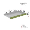 Ver imagem 6 de Mapoteca Mont 5 Gavetas 71,3cm x 120,4cm Aço Verde/Miro/Cinza