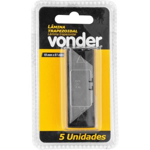 Lâmina Trapezoidal para Estilete 19,0x61,0 mm Vonder