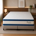 Ver imagem 3 de Colchão King Sr Life Double Molas Ensacadas Espuma D33 193x203x34cm Branco