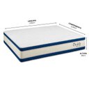 Ver imagem 2 de Colchão King Sr Life Double Molas Ensacadas Espuma D33 193x203x34cm Branco