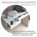 Ver mais imagens de Conjunto Escrivaninha Gaveteiro 3 Gavetas Face College Branco Artany