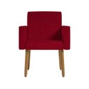 Ver imagem 5 de Poltrona Decorativa - Cadeira Escritório - Black Friday Cor:vermelha