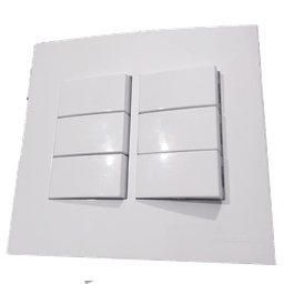 Caixa 4x4 Versatil Sobrepor Branco - 4x4" 6 Interruptor Bipolar 10 A - 3