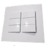 Caixa 4x4 Versatil Sobrepor Branco - 4x4" 6 Interruptor Bipolar 10 A - 3