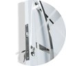 Porta Pivotante Lambril Evolution com Puxador Super 210cm X 120cm Brimak - 2